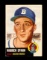 1953 Topps Baseball Card Short Print #147Hall of Famer Warren Spahn Boston