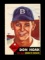 1953 Topps Baseball Card #176 Don Hoak Brooklyn Dodgers. EX to EX-MT+ Condi