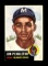 1953 Topps Baseball Card #185 Jim Pendleton Milwaukee Braves. EX to EX-MT+