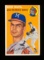 1954 Topps ROOKIE Baseball Card #210 Rookie Bob Buhl Milwaukee Braves . EX