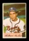 1954 Bowman Baseball Card #224 Bill Bruton Milwaukee Braves. EX to EX-MT+ C