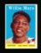 1958 Topps Baseball Card #5 Hall of Famer Willie Mays San francisco Giants.