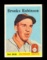 1958 Topps Baseball Card #307 Hallof Famer Brooks Robinson Baltimore Oriole
