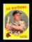 1959 Topps Baseball Card #450 Hall of Famer Ed Mathews Milwaukee Braves. EX