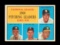 1961 Topps Baseball Card #47 National League 1960 Pitching Leaders. EX to E
