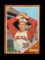 1962 Topps Baseball Card Scarce Short Print #524 Howie Nunn Cincinnati Reds