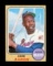 1968 Topps Baseball Card #110 Hall of Famer Hank Aaron Atlanta Braves. EX-M