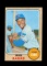 1968 Topps Baseball Card #355 Hall of Famer Ernie Banks Chicago Cubs. EX-MT