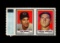 1962 Topps Stamp Panel Jim Perry and Frank Howard. Unused Condition