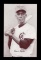 1947-1966 Baseball Exhibit Card Hall of Famer Ernie Banks Chicago Cubs (Bat