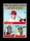 1970 Topps Baseball Card #61 National League Batting Leaders Rose/Clemente/
