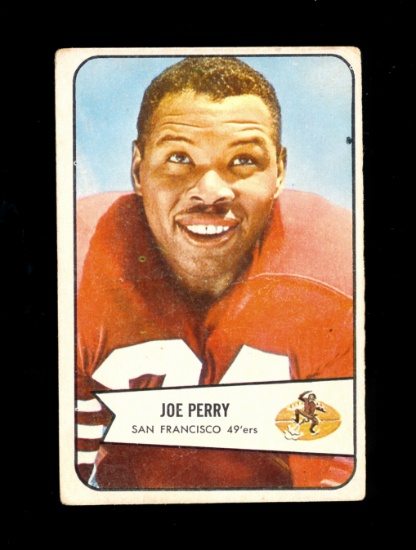 1954 Bowman Football Card #6 Hall Of Famer Joe Perry San Francisco 49ers. C