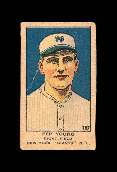 1919-1921 W514 Hand Cut Pep Young New York Giants. G to VG Condition