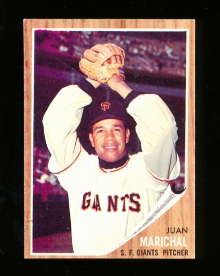 1962 Topps Baseball Card #505 Hall Of Famer Juan Marichal San Francisco Gia