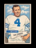 1952 Bowman Large Football Card #77 Dan Edwards Dallas Texans. EX to EX-MT+