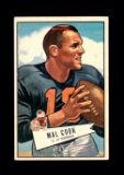 1952 Bowman Large Football Card #87 Mal Cook Chicago Cardinals. EX to EX-MT