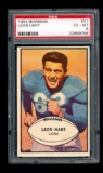 1953 Bowman Football Card #31 Leon Hart Detroit Lions. Graded PSA EX to EX-