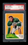 1960 Fleer Football Card #64 Tom Saidock New York Titans. Graded PSA NM-MT8