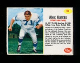 1962 Post Cereal Hand Cut #50 Alex Karras Detroit Lions.