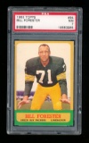 1963 Topps Football Card #94 Bill Forester Green Bay Packers. Graded PSA NM
