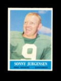 1964 Philadelphia Football Card #186 Hall of Famer Sonny Jurgensen Washingt