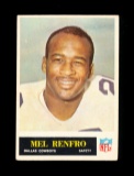 1965 Philadelphia ROOKIE Football Card #53 Rookie Hall of Famer Mel Renfro