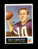 1965 Philadelphia Football Card #110 Hall of Famer Fran Tarkenton Minnesota