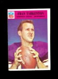 1966 Philadelphia Football Card #114 Hall of Famer Fran Tarkenton Minnesota