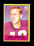 1967 Philadelphia Football Card #106 Hall of Famer Fran Tarkenton Minnesota