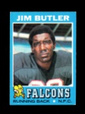 1971 Topps Football Card #2 Jim Butler Atlanta Falcons. EX-MT to NM Conditi
