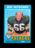 1971 Topps Football Card #133 Hall of Famer Ray Nitschke Green Bay Packers.