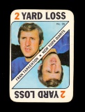 1971 Topps Game Football Card #35 Hall of Famer Fran Tarkenton Minnesota Vi