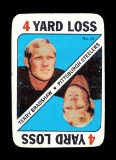 1971 Topps ROOKIE Game Football Card #43 Rookie Hall of Famer Terry Bradsha