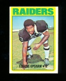 1972 Topps ROOKIE Football Card #186 Rookie Hall of Famer Eugene Upshaw Oak