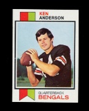 1973 Topps ROOKIE Football Card #34 Rookie Ken Anderson Cincinnati Bengals.