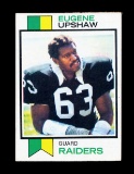 1973 Topps Football Card #50 Hall of Famer Eugene Upshaw Oakland Raiders. E