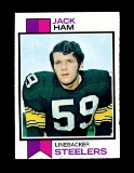 1973 Topps ROOKIE Football Card #115 Rookie Hall of Famer Jack Ham Pittsbur