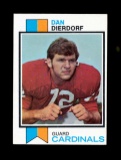 1973 Topps ROOKIE Football Card #322 Rookie Hall of Famer Dan Dierdorf St L