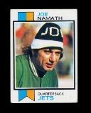 1973 Topps Football Card #400 Hall of Famer Joe Namath New York Jets. EX to