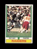 1974 Topps ROOKIE Football Card #219 Rookie Hall of Famer Ray Guy Oakland R