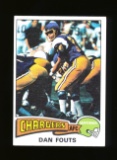 1975 Topps ROOKIE Football Card #367 Rookie Hall of Famer Dan Fout San Dieg