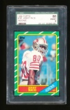 1986 Topps ROOKIE Football Card #161 Rookie Hall of Famer Jerry Rice San Fr