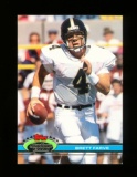 1991 Topps Stadium Club ROOKIE Football Card #94 Rookie Hall of Famer Brett