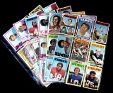 (54) Misc. 1972 Topps Football Cards. Mostly EX to EX-MT Conditions with a