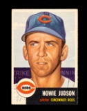 1953 Topps Baseball Card Double Print #12 Howie Judson. EX to EX-MT+ Condit