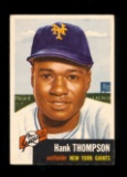 1953 Topps Baseball Card Short Print #20 Hank Thompson New York Giants. VG-