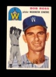1954 Topps Baseball Card #189 Bob ross Washington Senators. EX to EX-MT+ Co