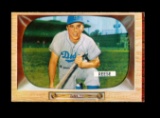 1955 Bowman Baseball Card #37 Hall of Famer Pee Wee Reese Brooklyn Dodgers.