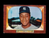 1955 Bowman ROOKIE Baseball Card #68 Rookie Elston Howard New York Yankees.