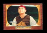 1955 Bowman Baseball Card #209 Smoky Burgess Philadelphia Phillies. EX to E